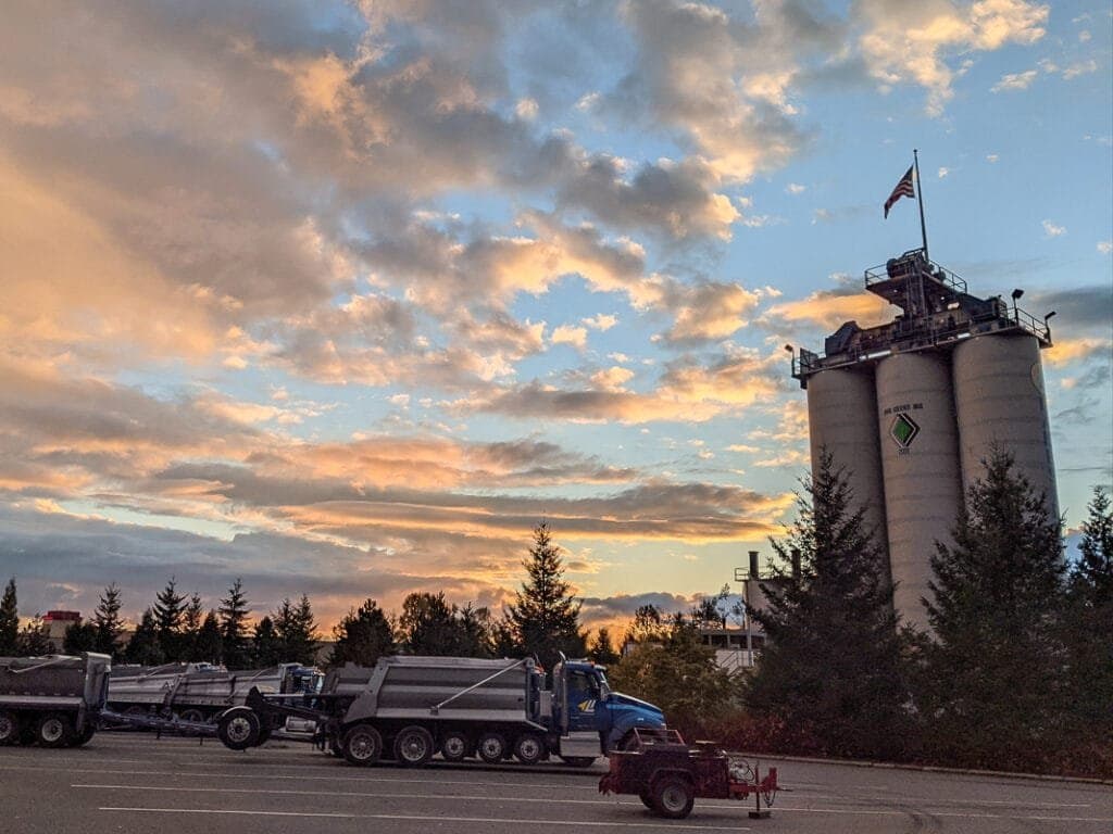 Paving work by Lakeside Industries