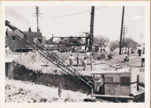 Paving work by L.H. Lacy Company
