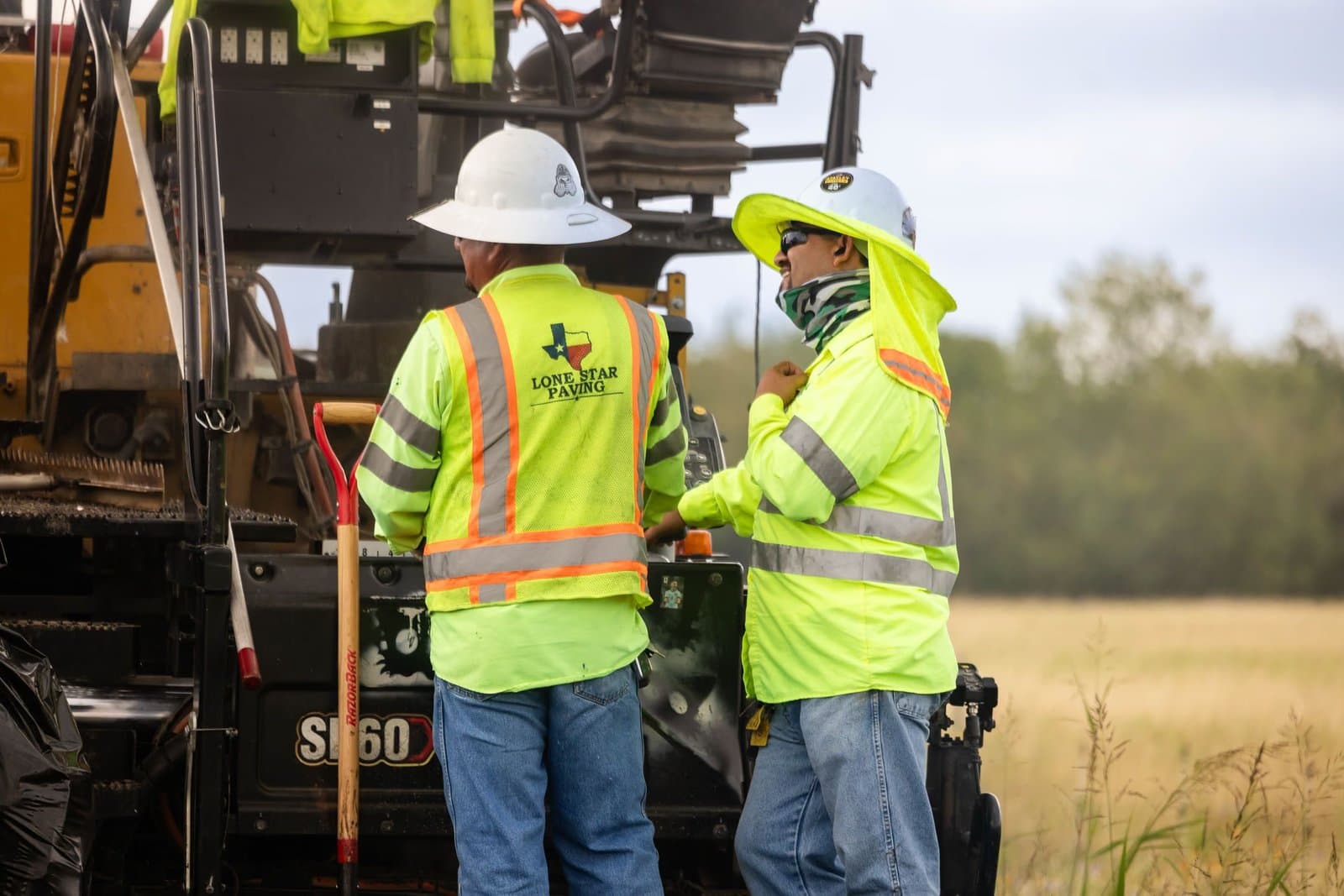 Paving work by Lone Star Paving Company