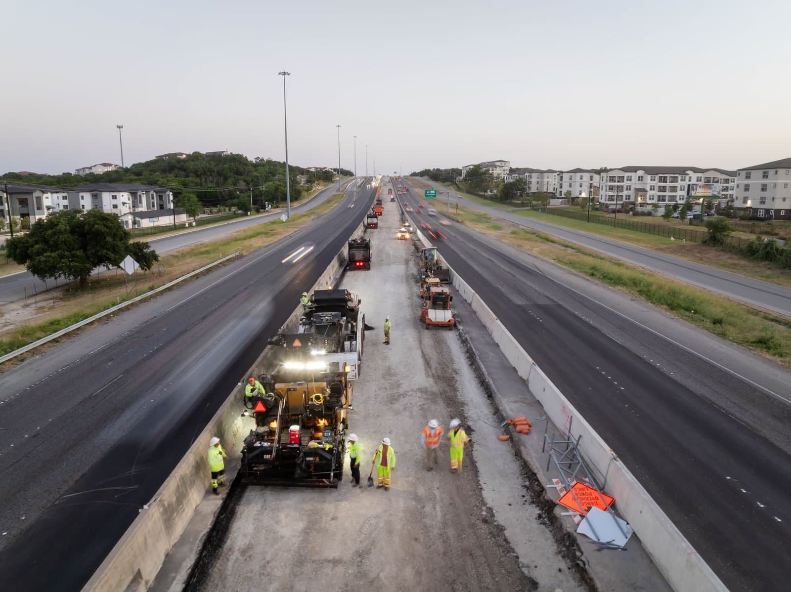 Paving work by Lone Star Paving Company