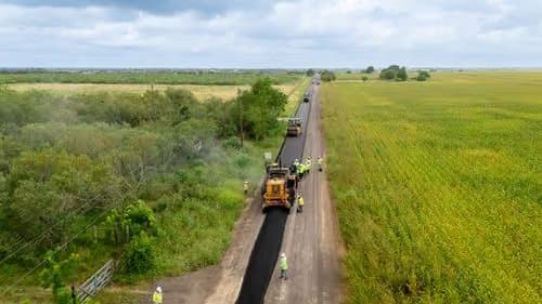 Paving work by Lone Star Paving Company