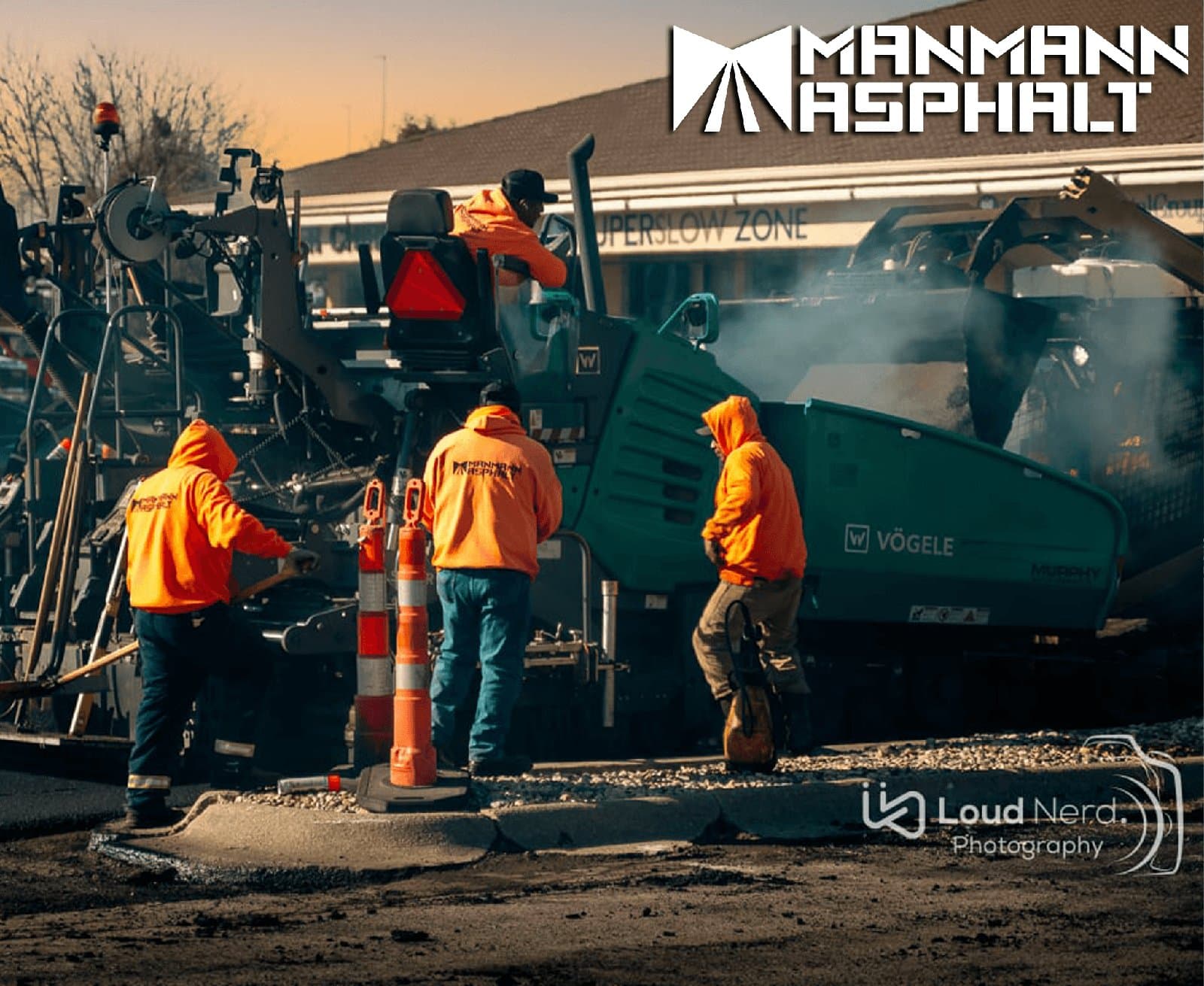 Paving work by ManMann Asphalt
