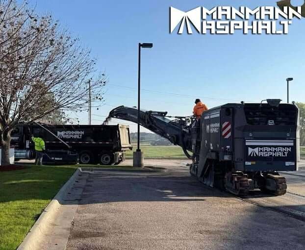 Paving work by ManMann Asphalt