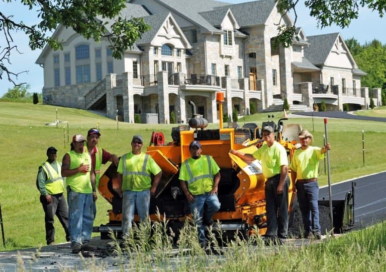 Paving work by Merit Asphalt, Inc.