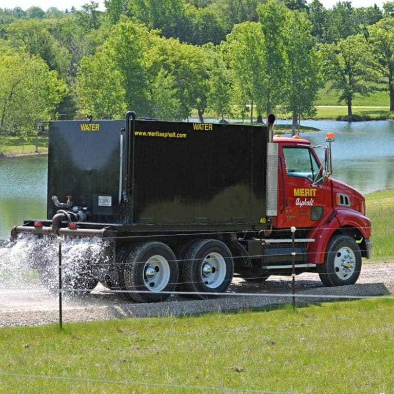 Paving work by Merit Asphalt, Inc.