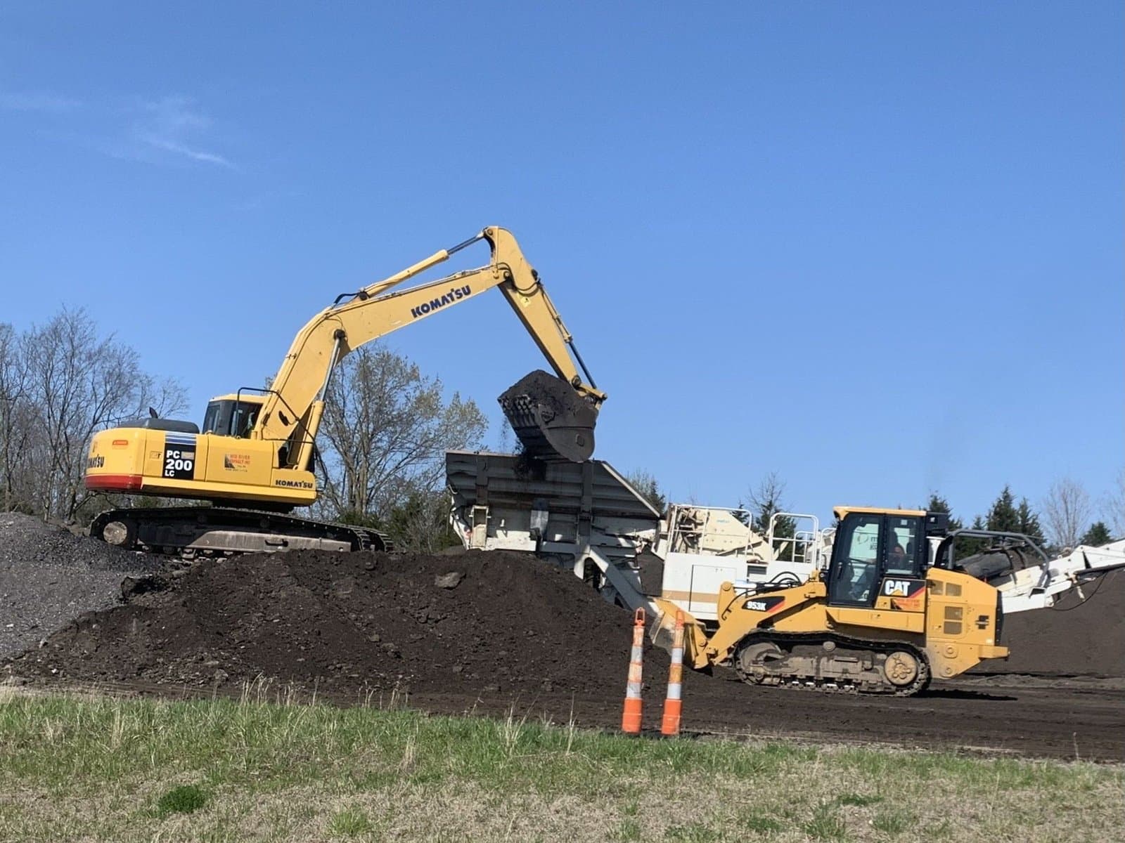 Paving work by Mid River Asphalt Inc