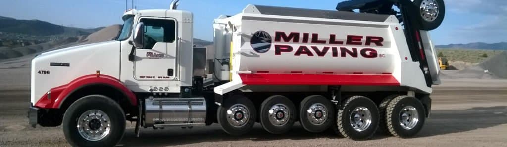 Paving work by Miller Paving, Inc.