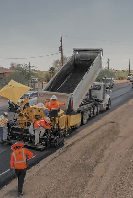 Paving work by Nesbitt Contracting Co., Inc.