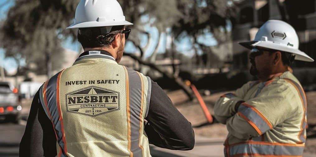 Paving work by Nesbitt Contracting Co., Inc.