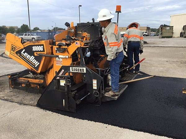 Paving work by Pavement Services Corporation
