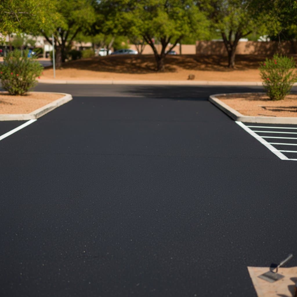 Paving work by Peak Asphalt Co