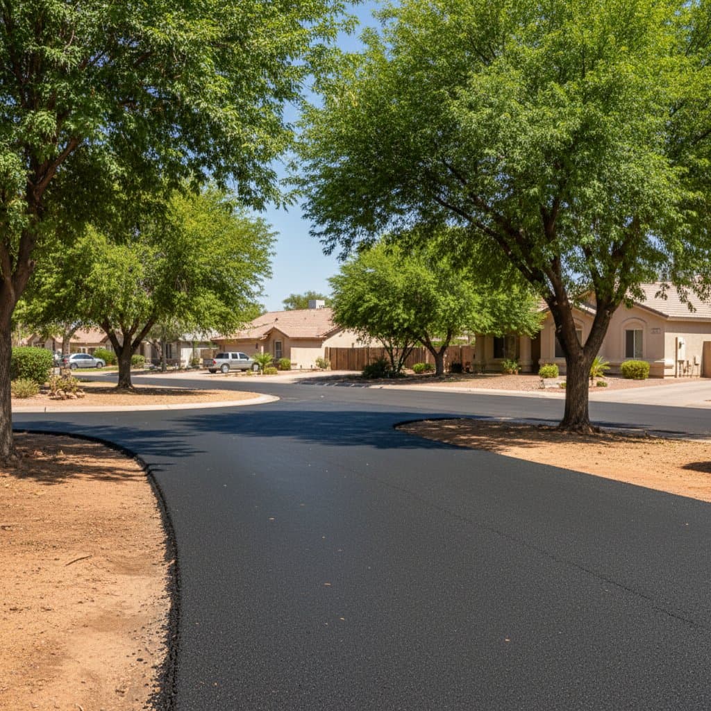Paving work by Peak Asphalt Co