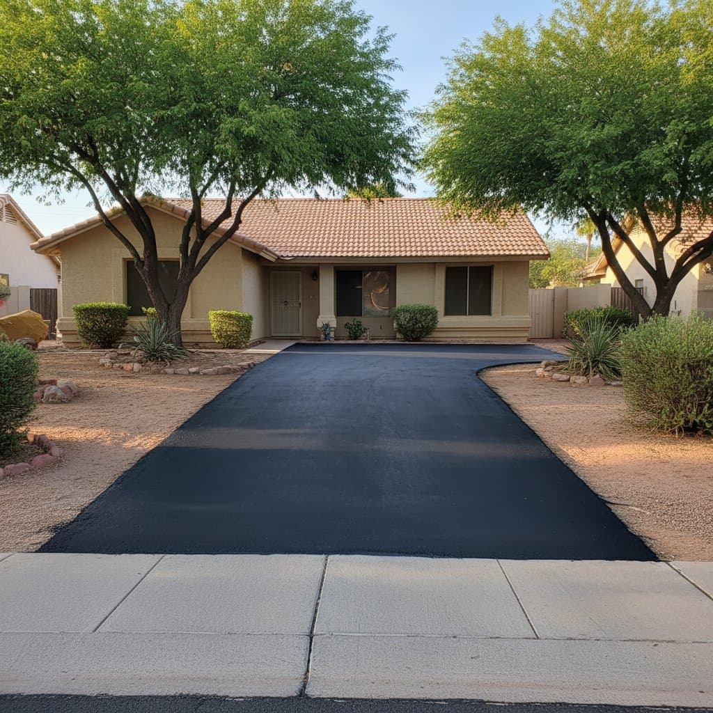 Paving work by Peak Asphalt Co