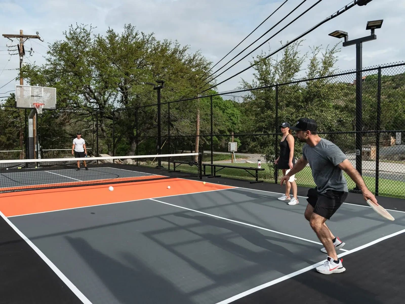 Paving work by Pickleball Court Builder Houston