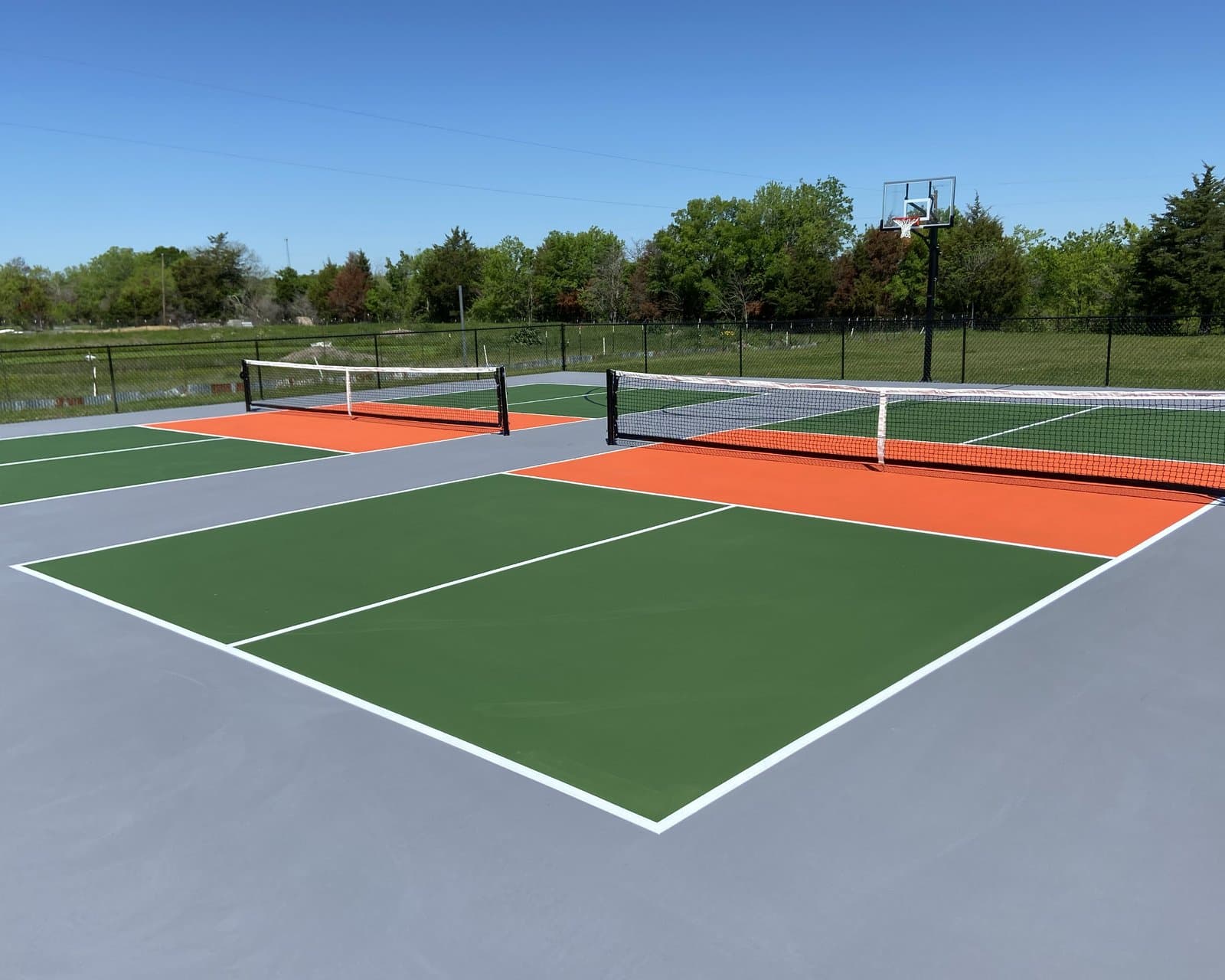 Paving work by Pickleball Court Builders of Houston