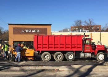 Paving work by Pittsburgh Asphalt Company