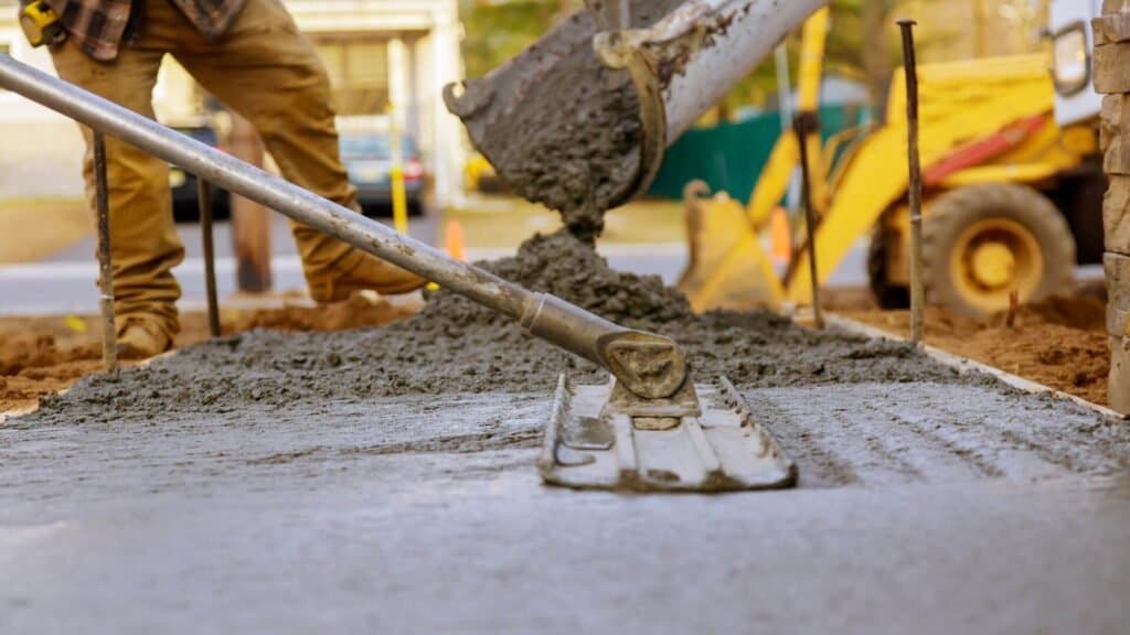 Paving work by Portland Concrete Company