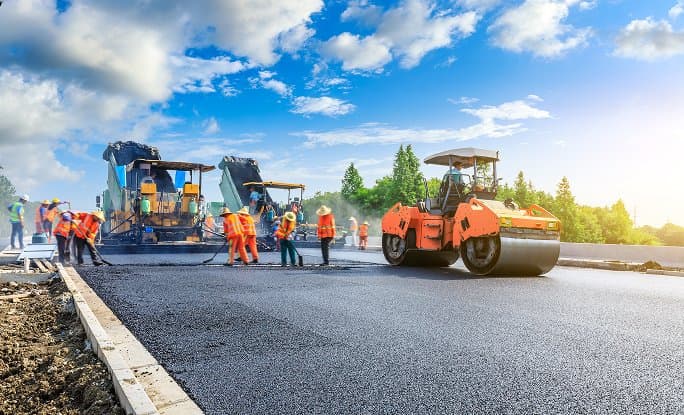 Paving work by Precision Asphalt