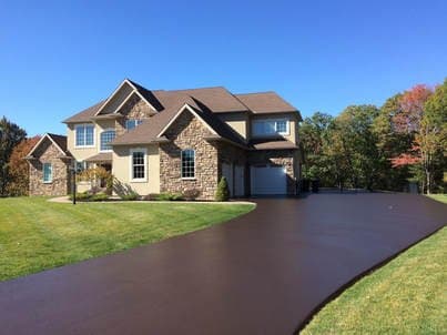 Paving work by Prestige Sealcoating & Striping LLC