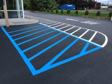 Paving work by Prestige Sealcoating & Striping LLC