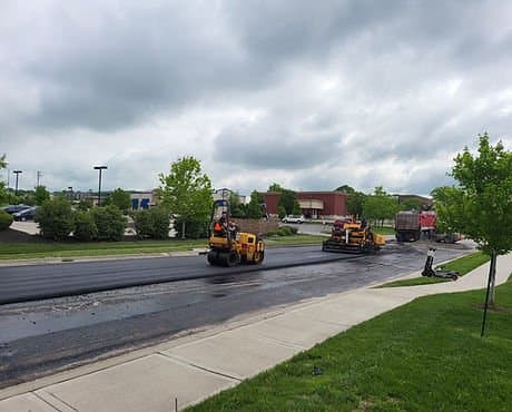 Paving work by Prime Asphalt
