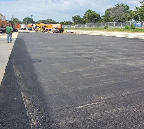 Paving work by Prime Asphalt