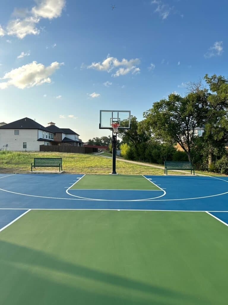 Paving work by Prime Courts