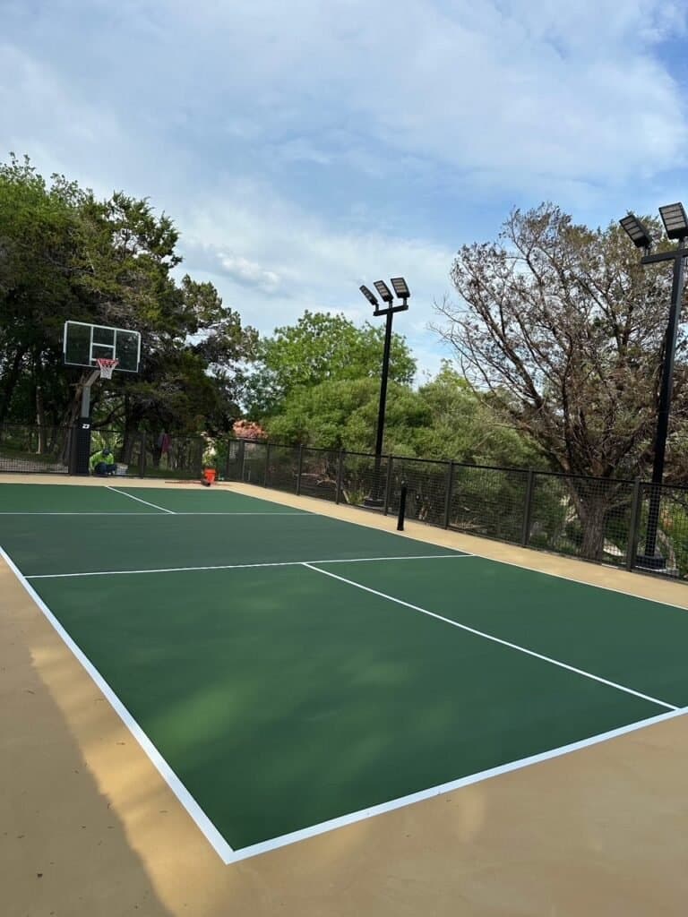 Paving work by Prime Courts