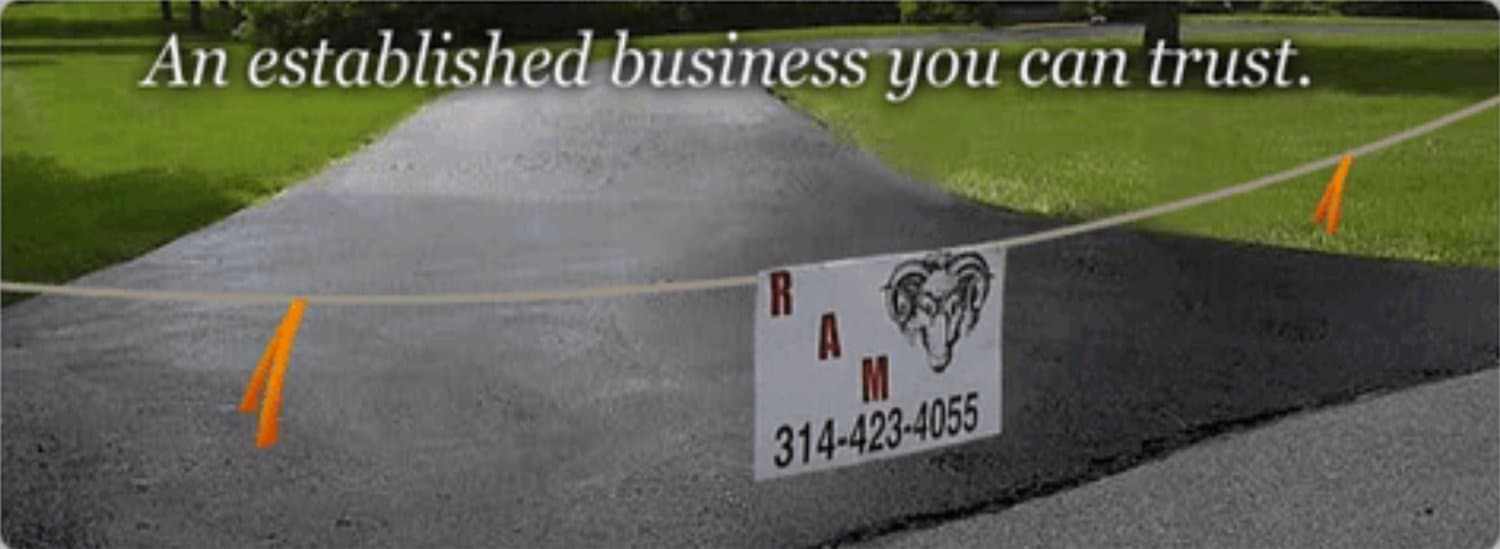 Paving work by RAM Driveway Sealing Inc.