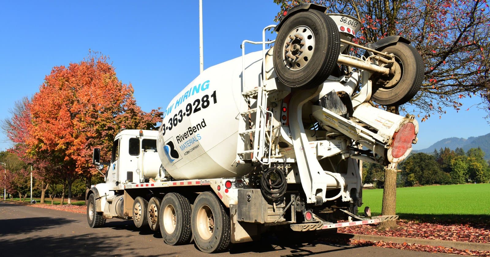 Paving work by RiverBend Materials, A CRH Company