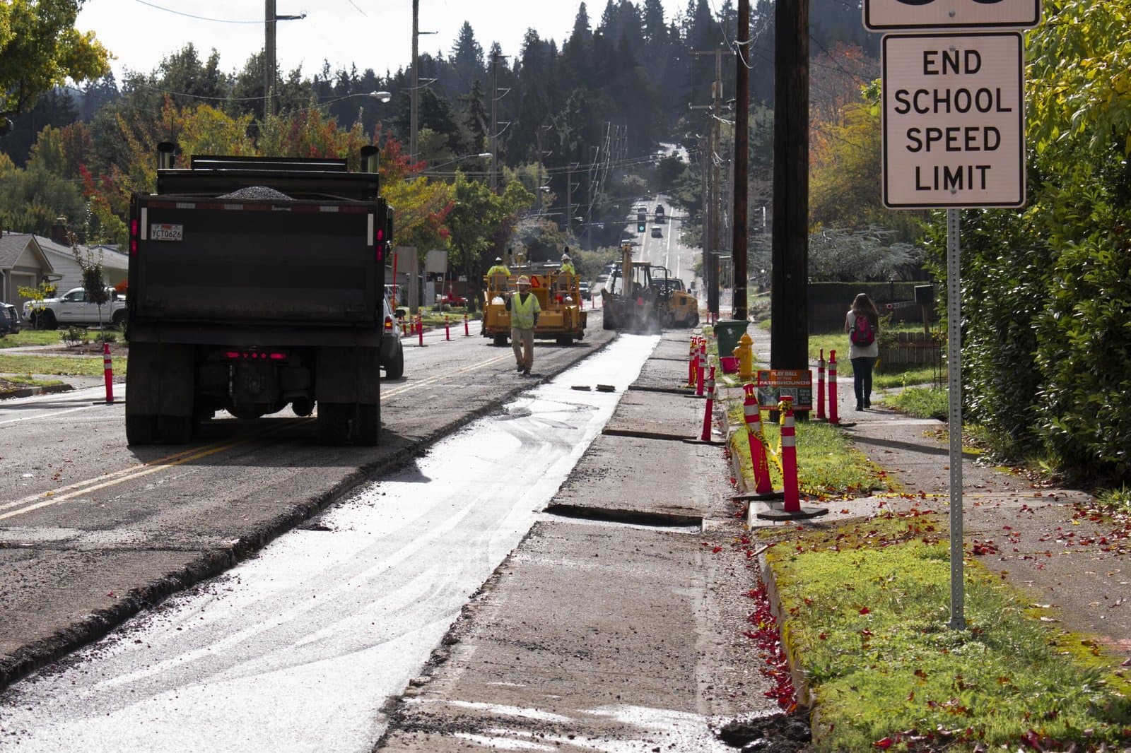 Paving work by RiverBend Materials, A CRH Company