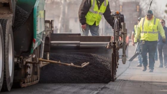 Paving work by Schwarz Paving Company, Inc.