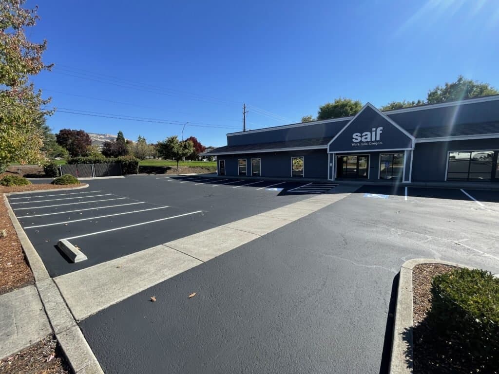 Paving work by Sealco Sealcoating & Striping LLC