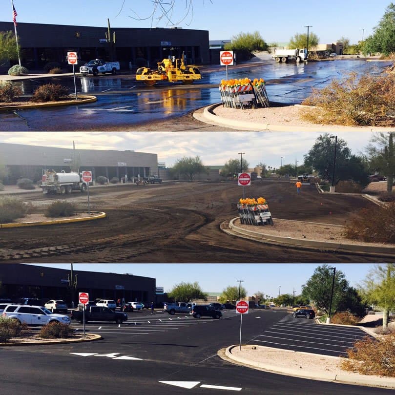 Paving work by Shane's Grading & Paving Services, Inc.