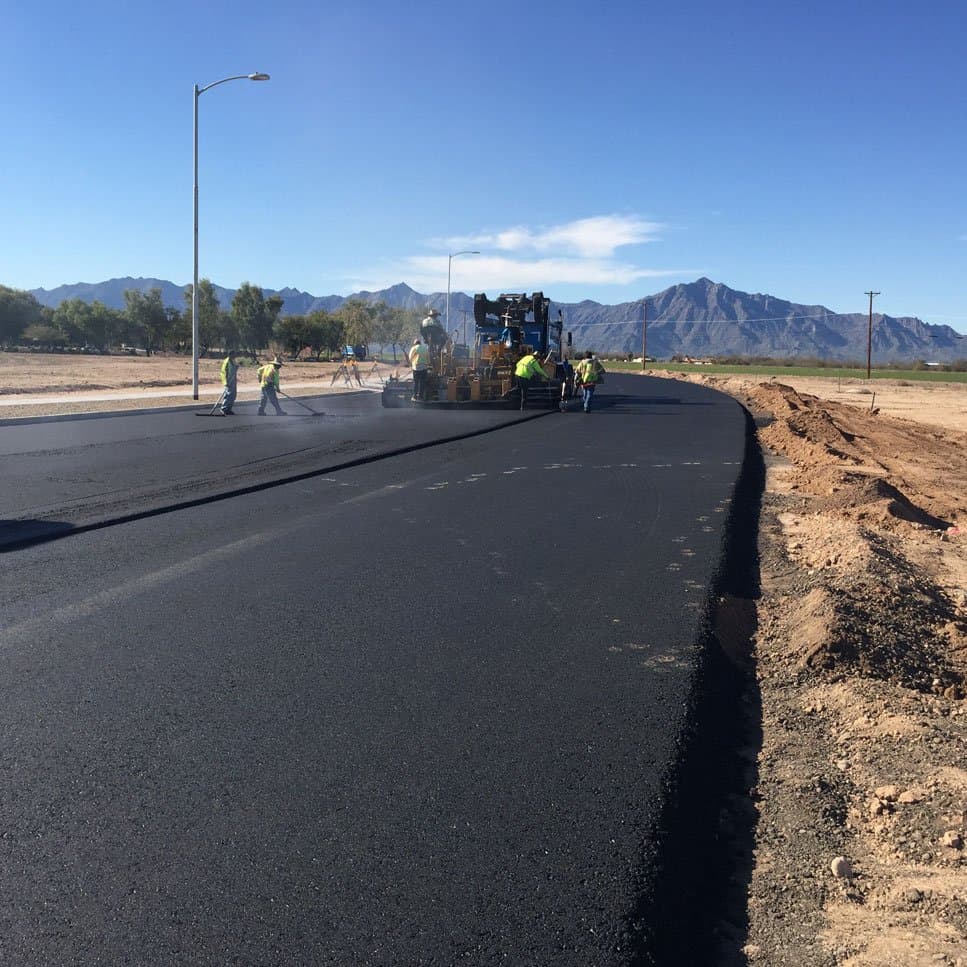 Paving work by Shane's Grading & Paving Services, Inc.