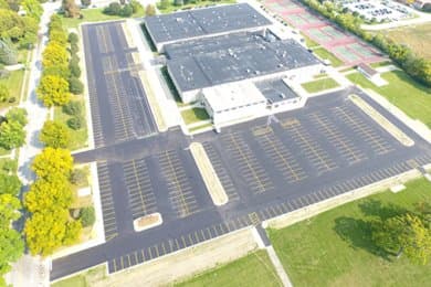 Paving work by Suburban Asphalt Co., Inc.