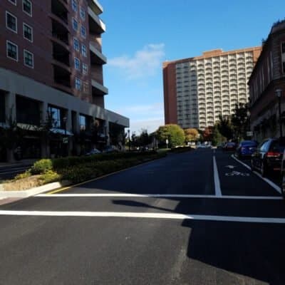 Paving work by Sullivan Asphalt Inc