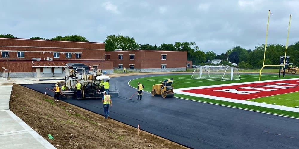Paving work by Superior Asphalt, Inc.