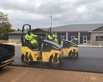 Paving work by Superior Paving Inc.