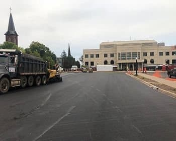Paving work by Superior Paving Inc.