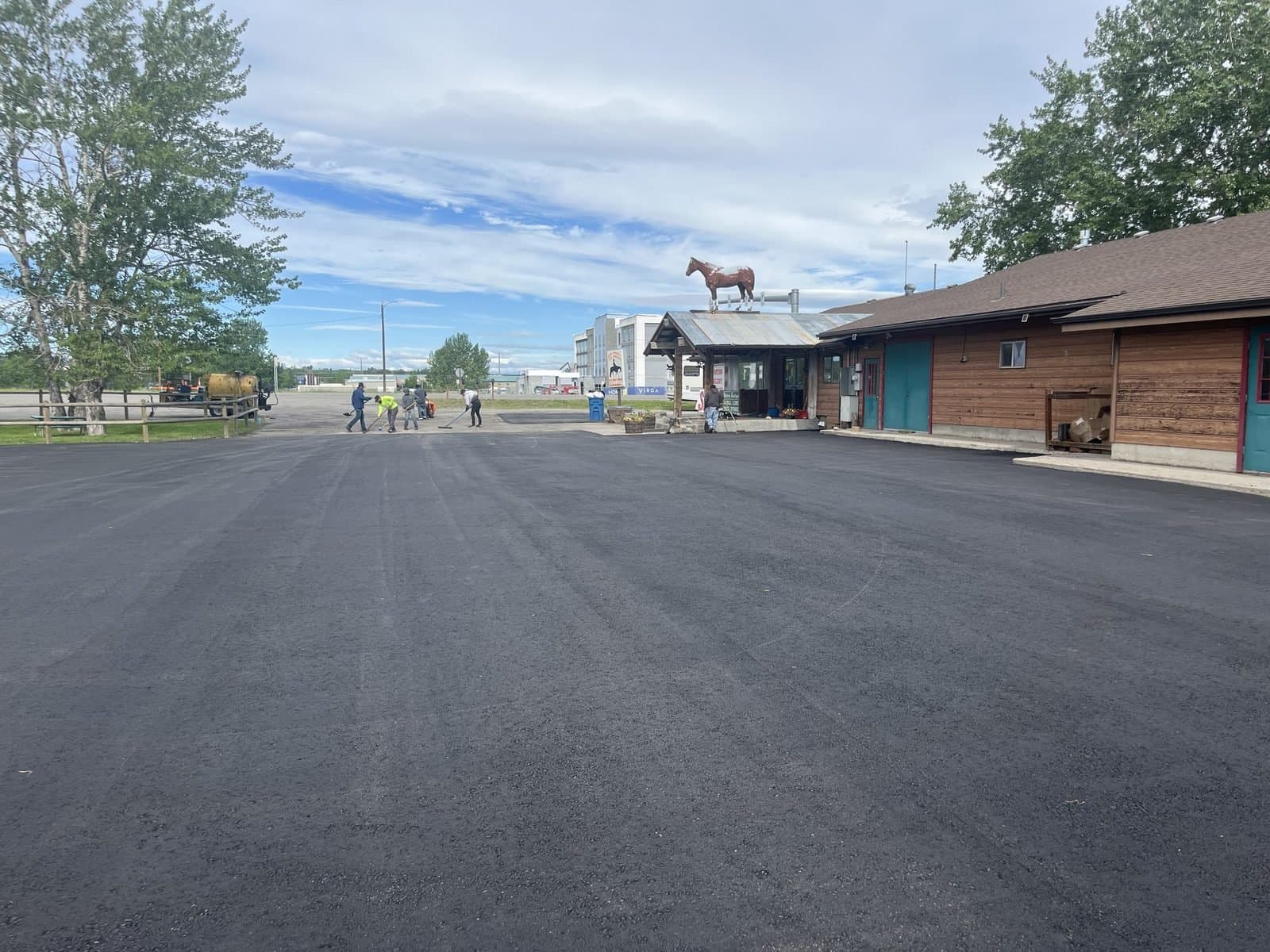 Paving work by Ted's Asphalt