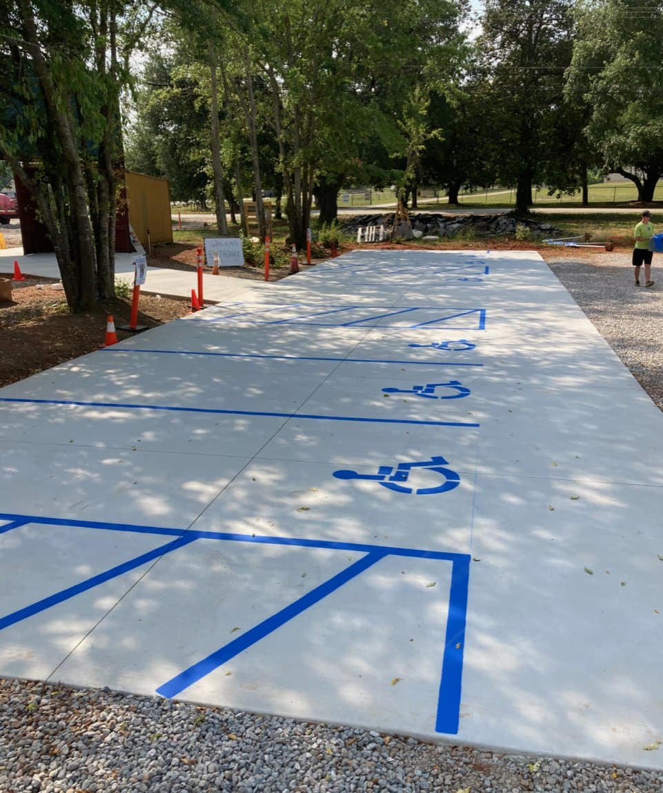 Paving work by The Striping Experts