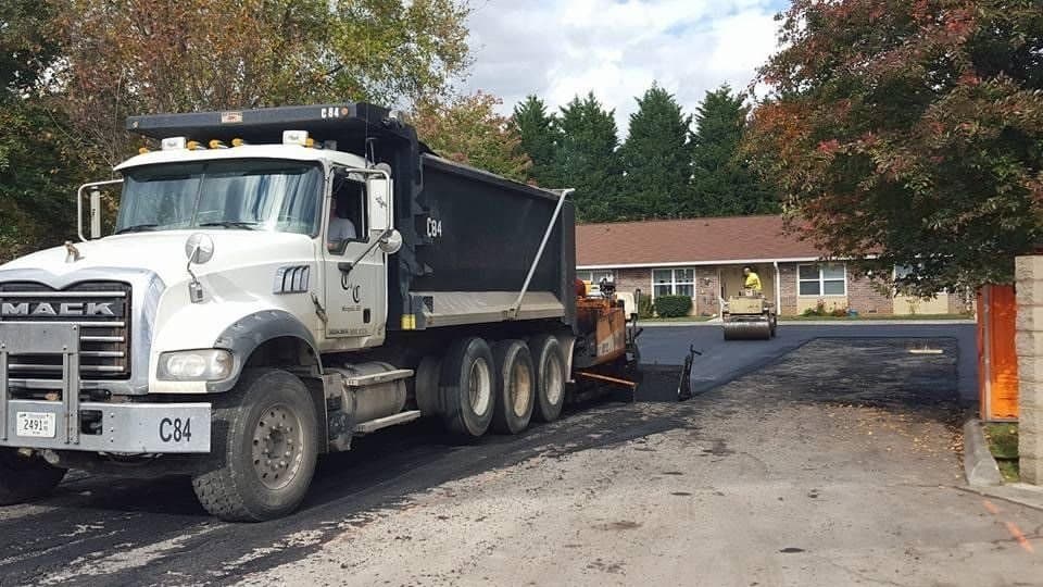 Paving work by Weston Paving Company