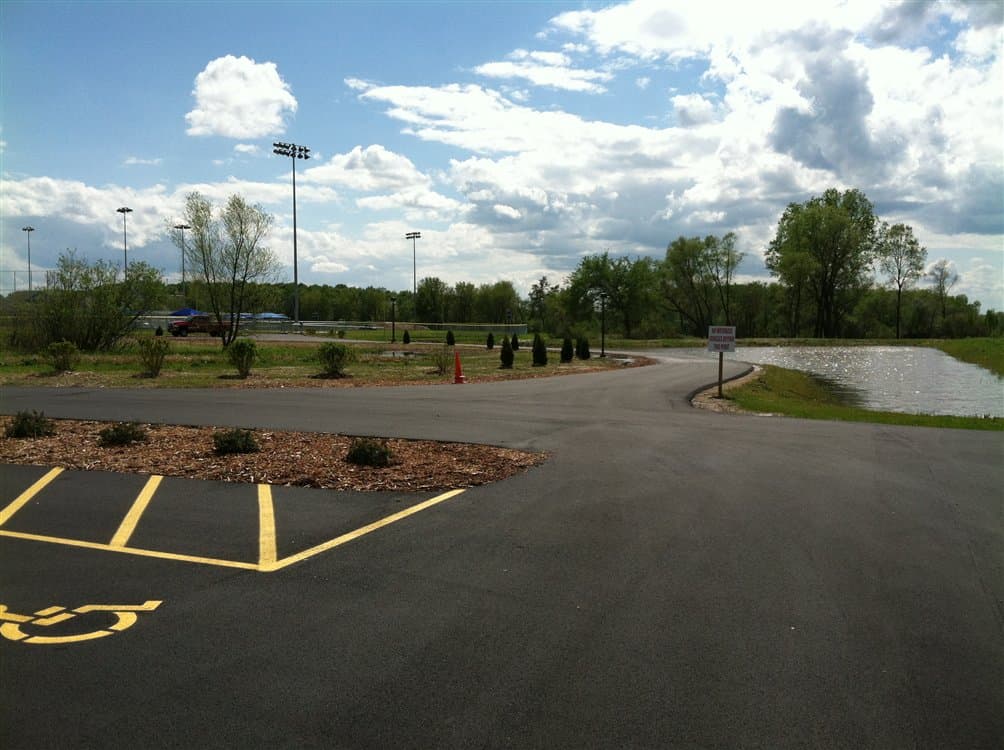 Paving work by Wolf Paving Co., Inc.